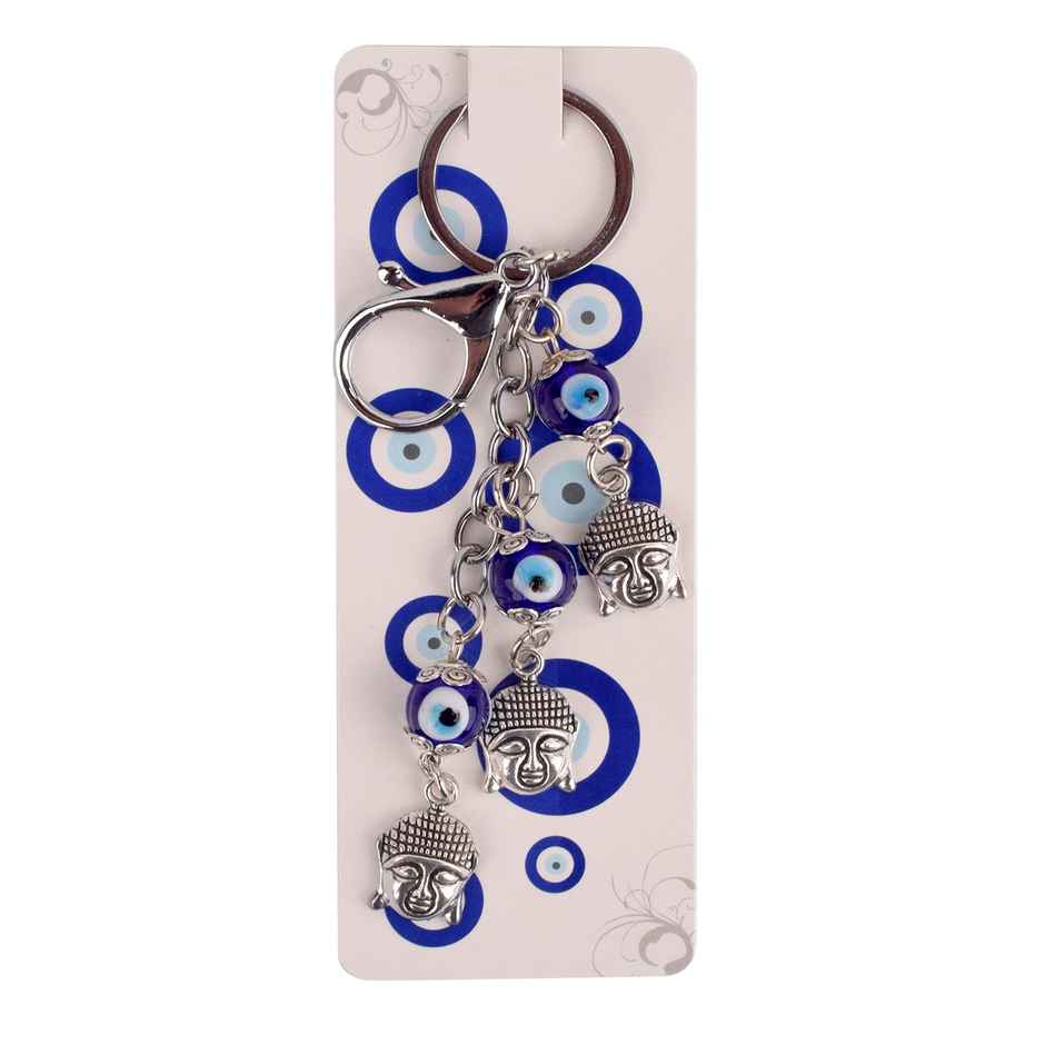 Buddha Evil Eye Keychain | Satvik Gifting