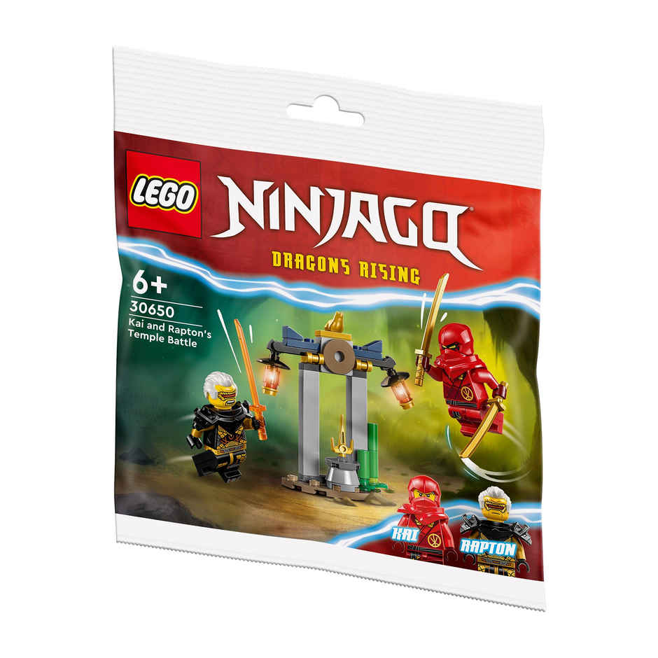 LEGO Kai And Rapton'S Temple Battle Building Toy Set