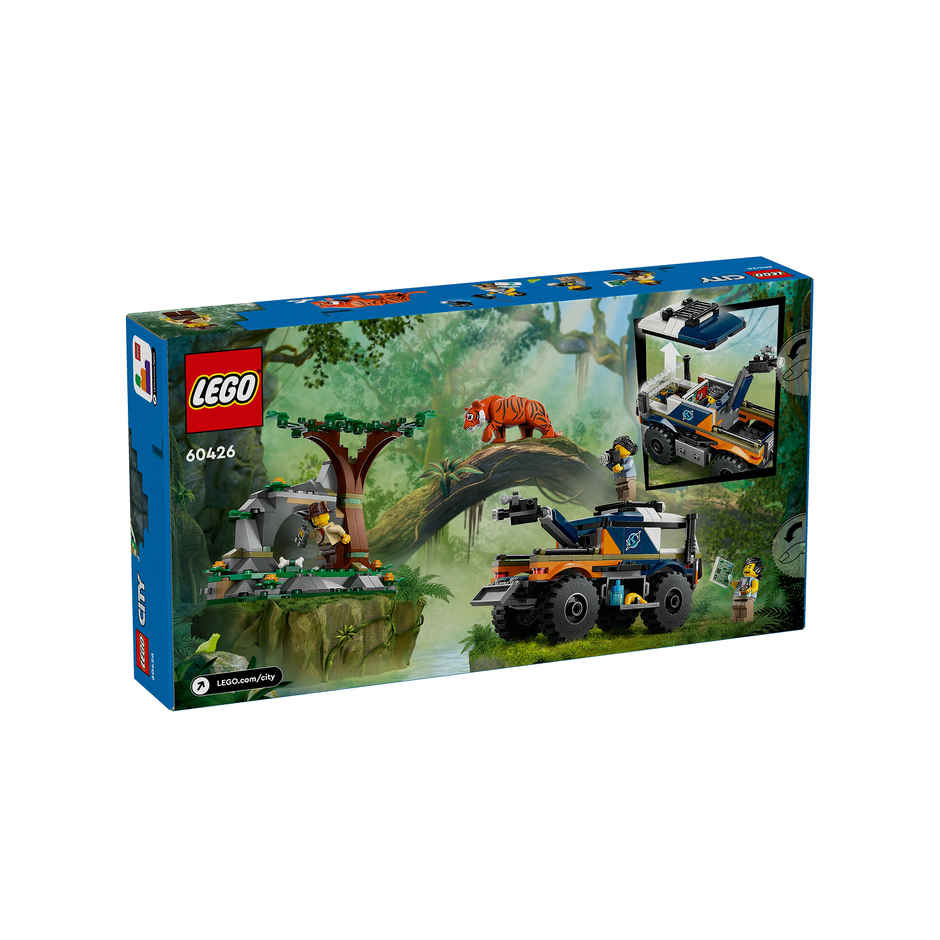 Lego City Jungle Explorer Off-Road Truck Toy 60426 (314 Pieces)