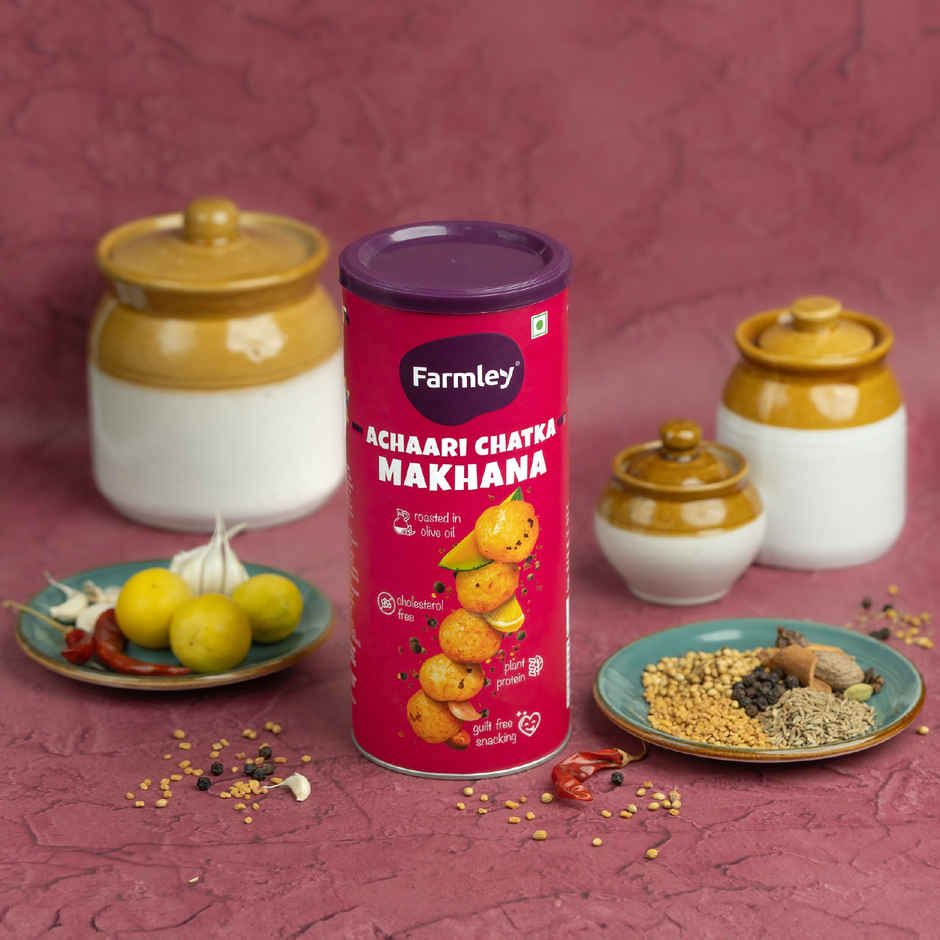 Farmley Achaari Makhana Roasted In Olive Oil