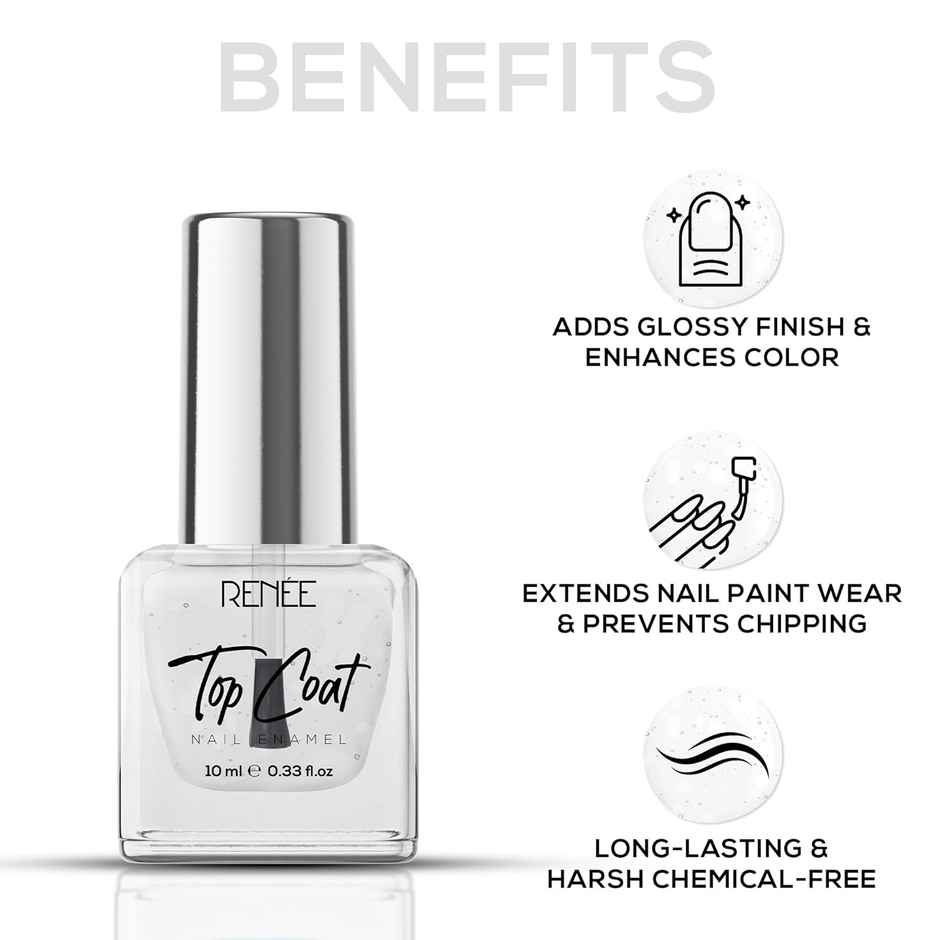 Renee Top Coat Nail Enamel | Long-Lasting Shine
