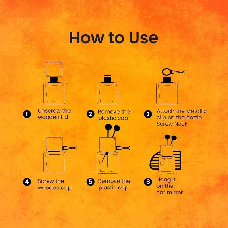 Autofy ELIXIR Car Perfume AC Vent Car Fragrance Car Air Freshener Long Lasting | Citrus