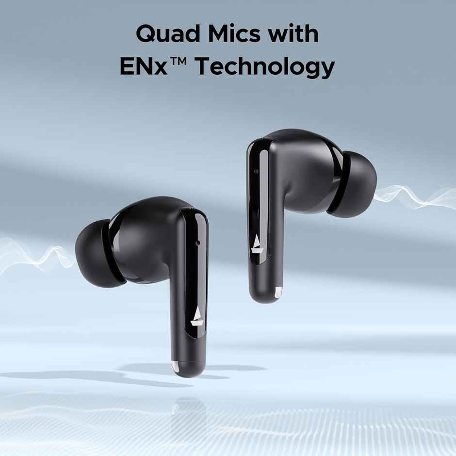 boAt Airdopes Unity ANC TWS Earbuds w/ 50H Playtime, ANC Upto 32 dB & Dual Mics with ENx Tech (Black)