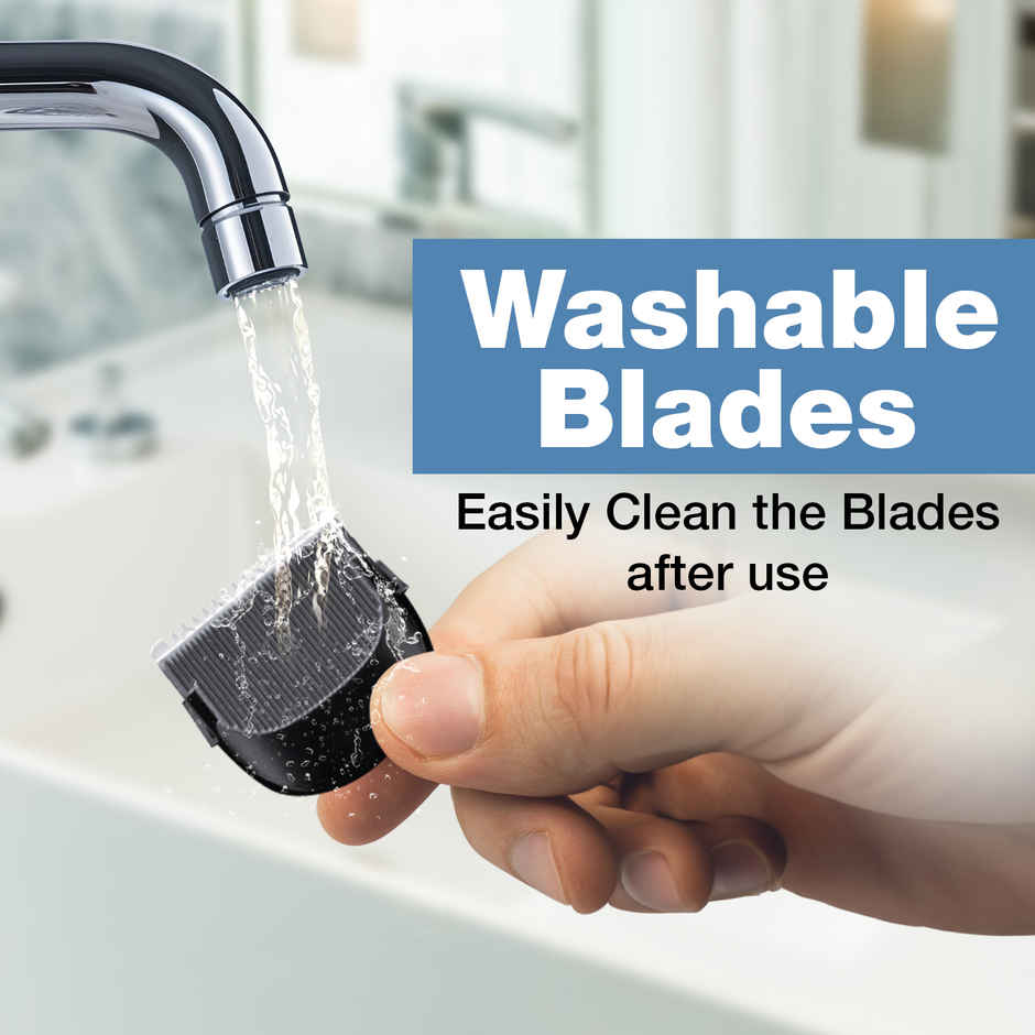 Vega Power Lite Beard Trimmer for Men with 90 mins Runtime, 2 Comb Attachment, USB Type C (VHTH-38)