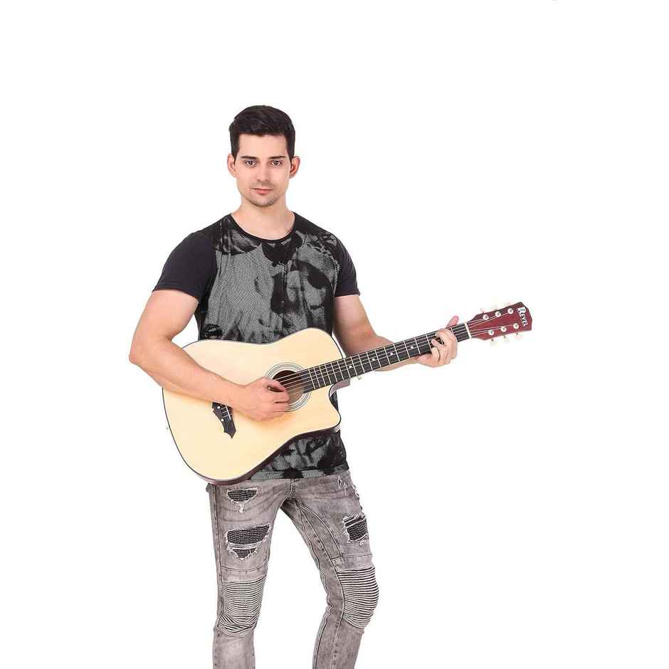 Revel Rvl-38C-Lgp-Nt 38 Inch Acoustic Guitar Linden Wood Ebony Right Hand Orientation | Natural