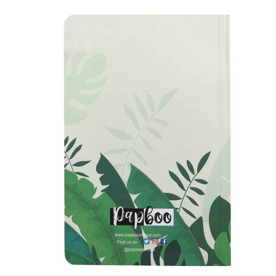 Papboo Unruled Soft Bound Notebook | Matte Finished Cover | 120 Pages | 21 x 15 cm | 80 Gsm | Grow