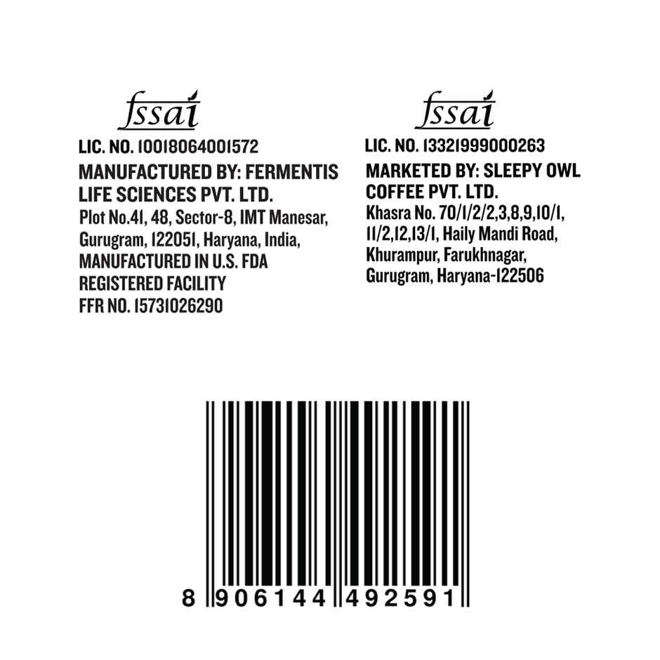 Sleepy Owl French Vanilla Protein Coffee Sachet