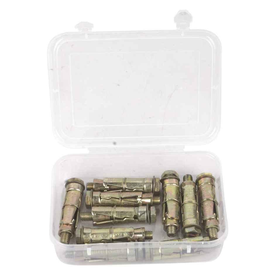 Spartan Bolt Type Wall Anchor Fasteners Kit | 8Mm, Bolt Screws, Rust Proof, Unbeatable Hold