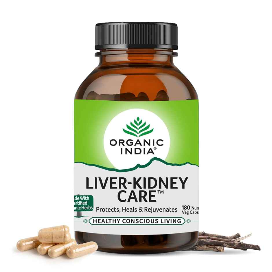 Organic India Liver Kidney Care Veg Capsule