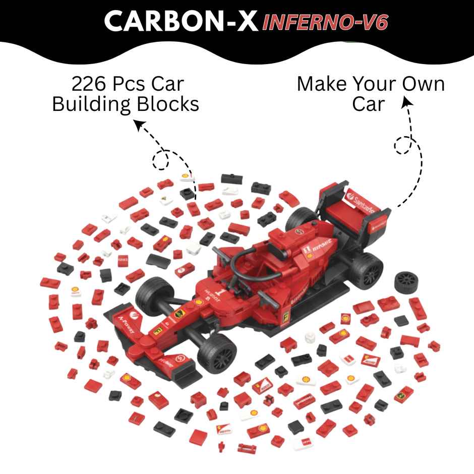 Building Blocks Car's Carbon-X | Inferno-V6