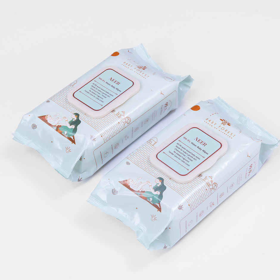 Baby Forest Neer 99.9% Water Baby Wipes | 72 Pulls Per Pack