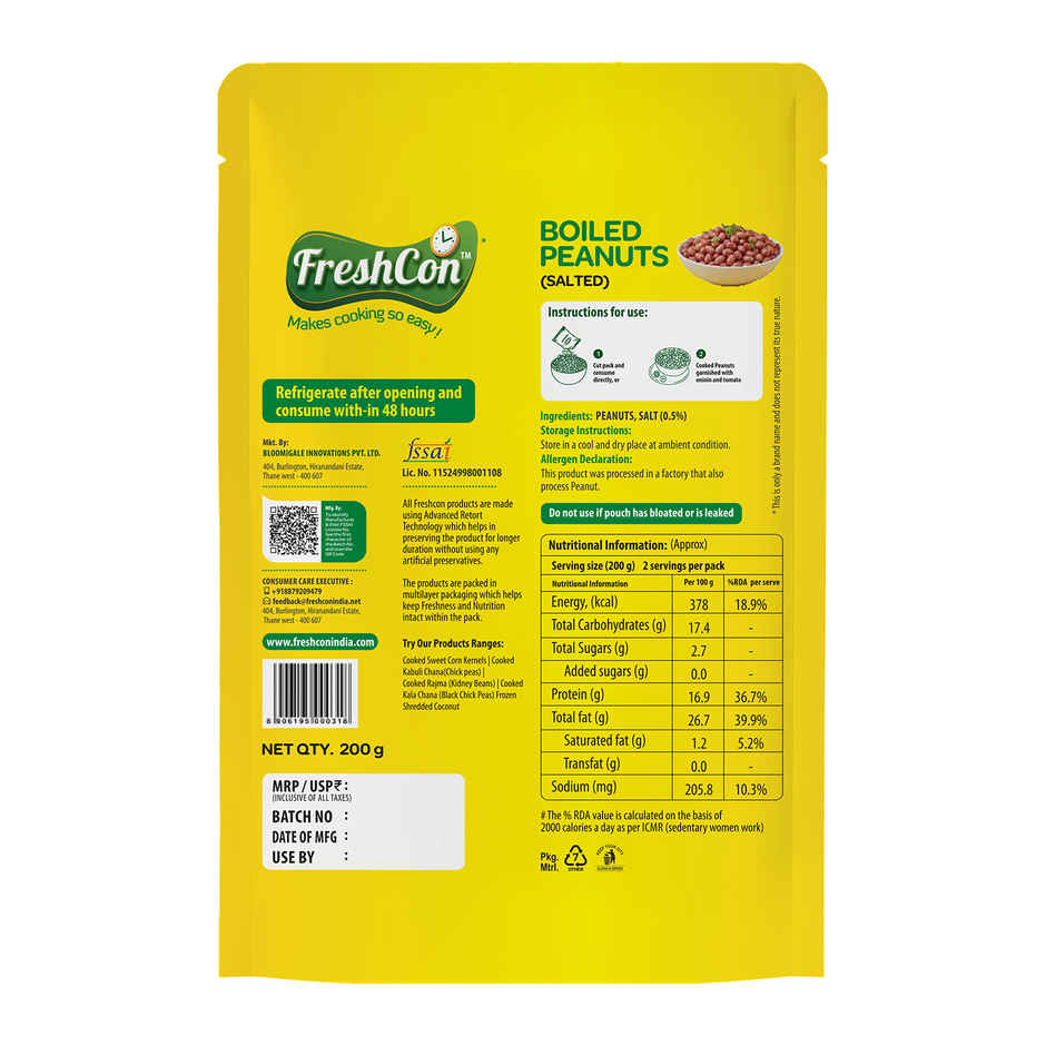 Freshcon Boiled Peanuts | Salted Combo