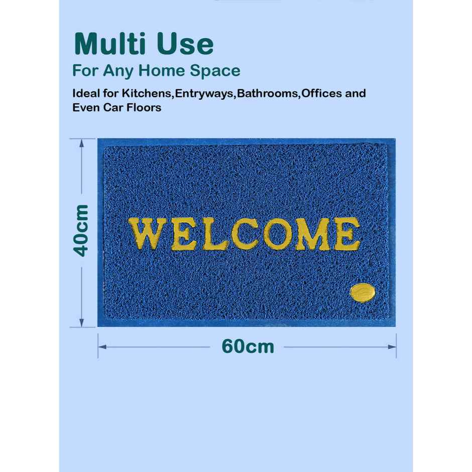 Dream Living Blue Welcome Mat 40 x 60 cm | Blue
