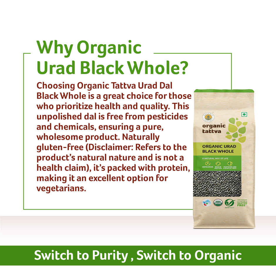 Organic Tattva Urad Black Whole