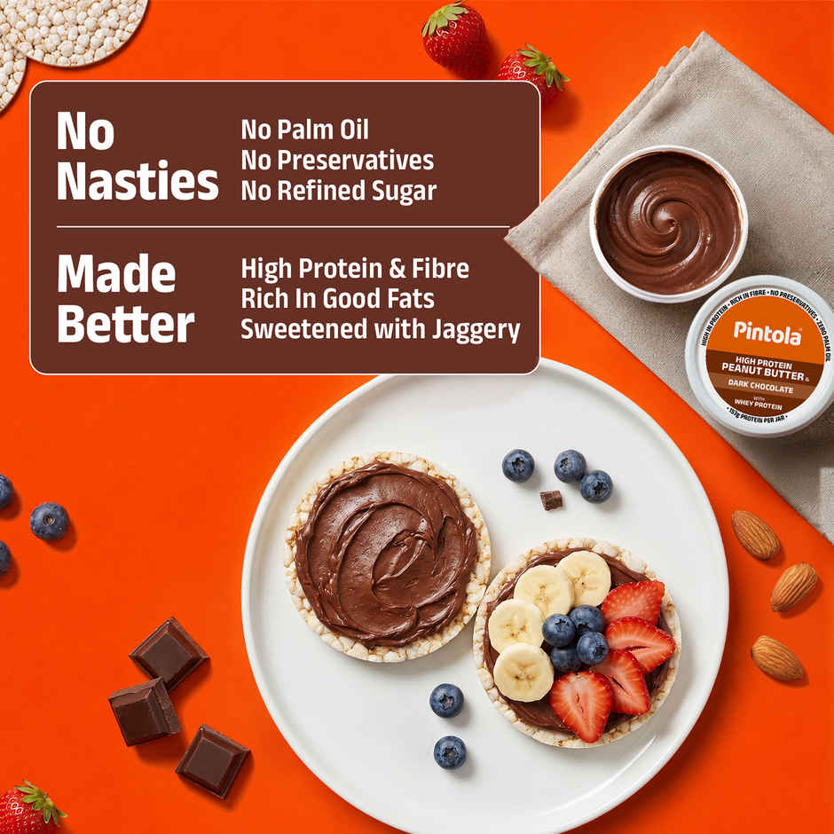 Pintola High Protein Dark Chocolate Peanut Butter - Creamy