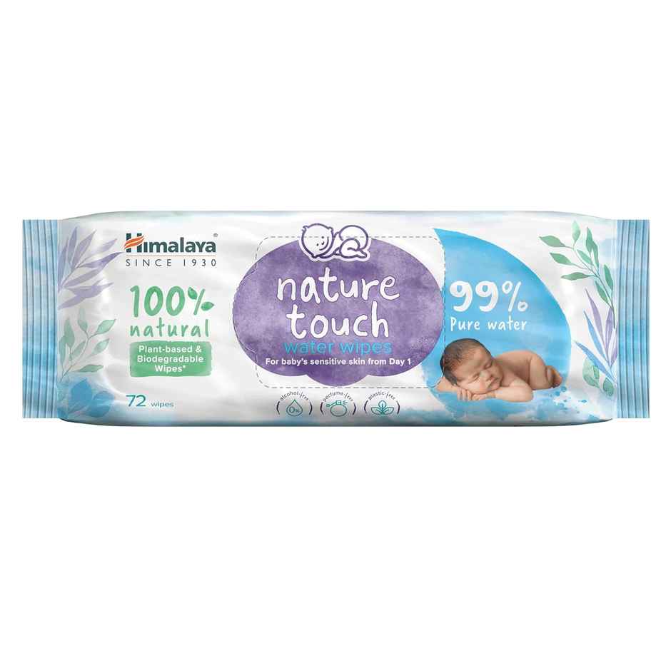 Himalaya Nature Touch Baby Water Wipes (Unscented) 99% Pure Water
