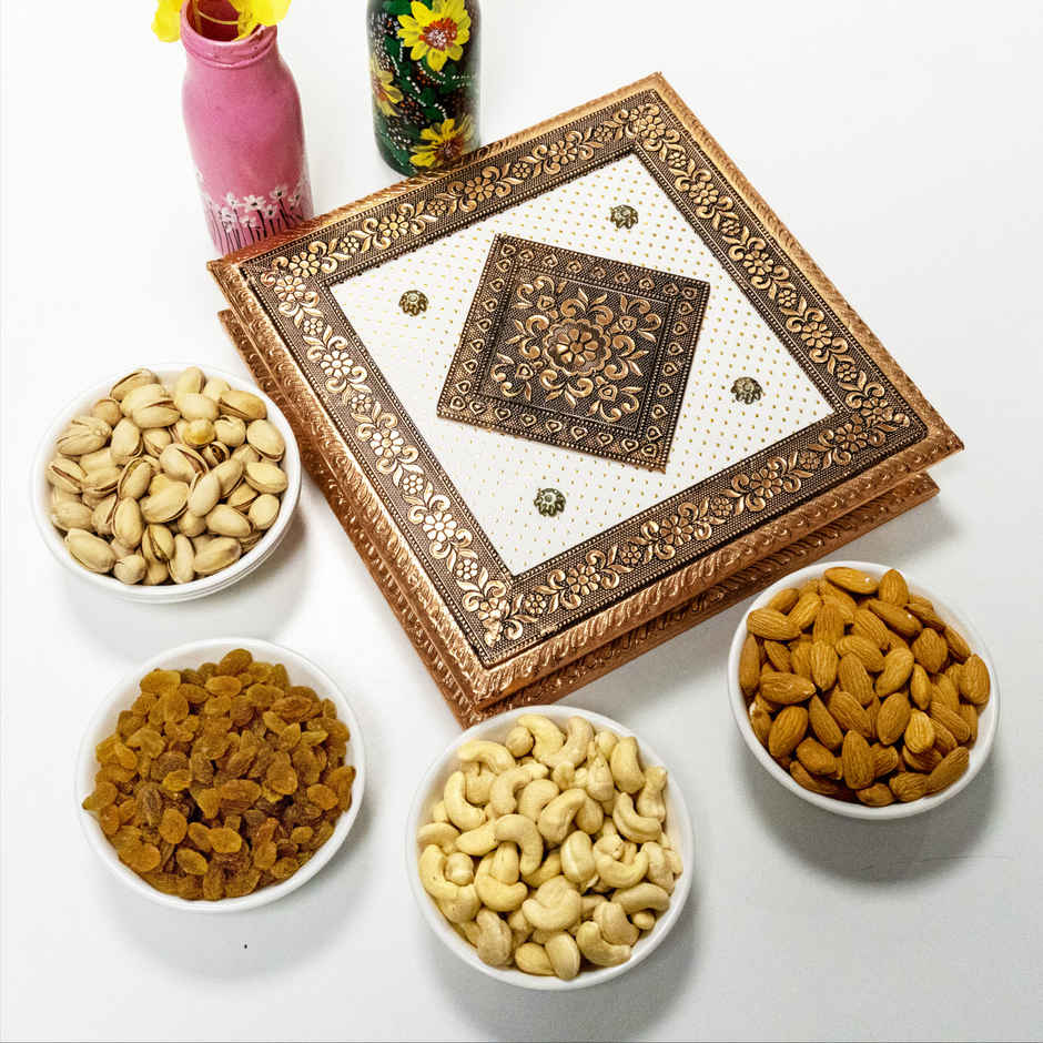 Happilo Dry Fruit Celebrations Gift Box Meenakari