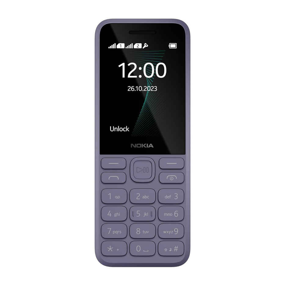 Nokia 130 Music Dual Sim Keypad Mobile | 2.4" Display | 1450 mAh Battery | Purple