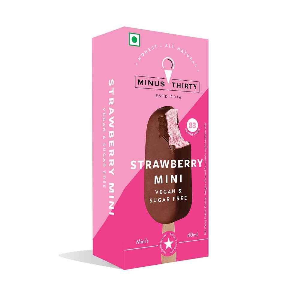 MINUS THIRTY Strawberry Mini Stick Vegan & Sugar Free