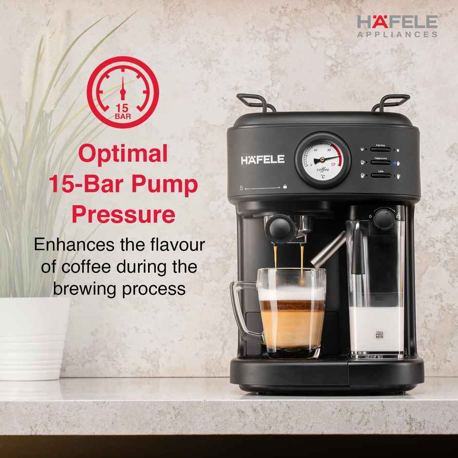 Hafele U-Kaffee Plus Coffee Machine, 15-Bar Pump Pressure, (500 Ml)1250W