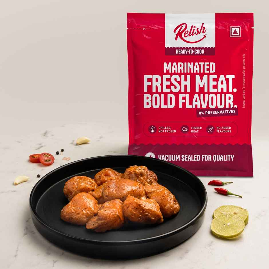 Relish Chettinad Chicken | Energy - 132 Kcal | Protein - 45.48 g / 100 g