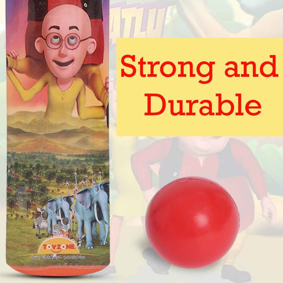 Toyzone Motu Patlu Cricket Bat Set