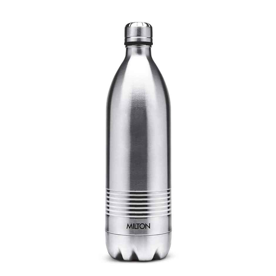 Milton Thermosteel Duo Dlx 24 Hours Hot and Cold Water Bottle | Silver | 1 L