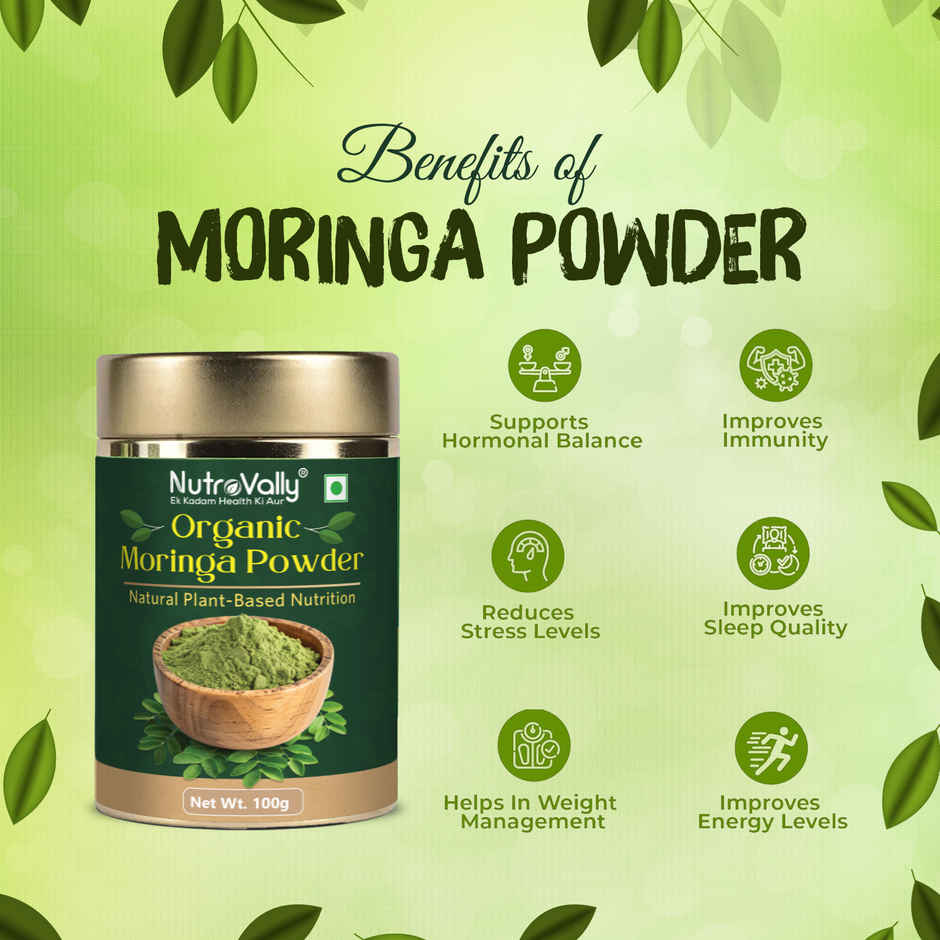 NutroVally Moringa Powder Superfood Rich in Nutrients