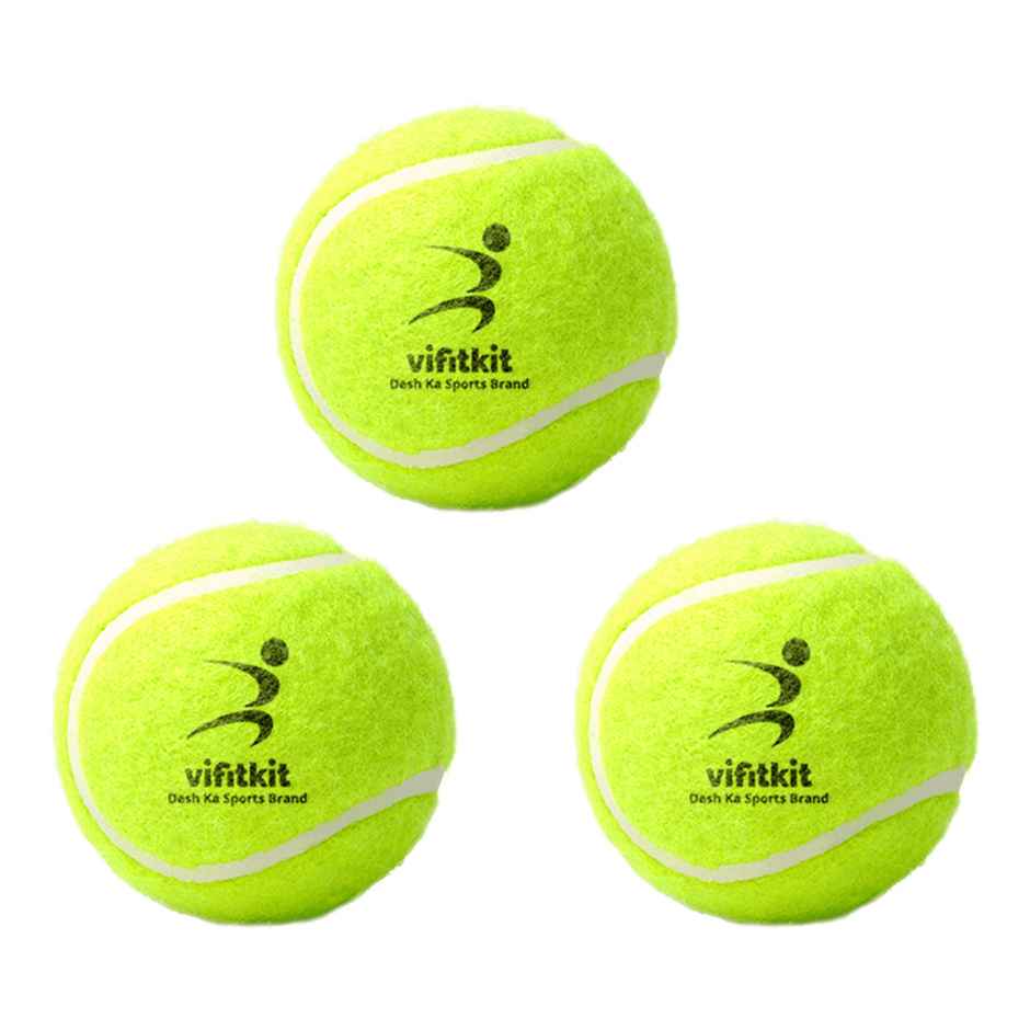 VFK by Xtrim Cricket Tennis Ball (Pack of 3)