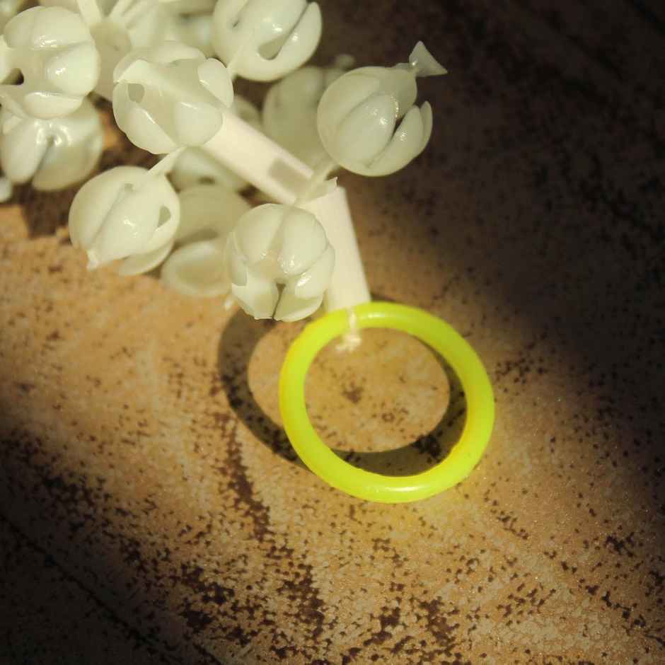 Tied Ribbons Set of 6 Artificial Mogra Jasmine Flower Garlands (152.4 Cm)