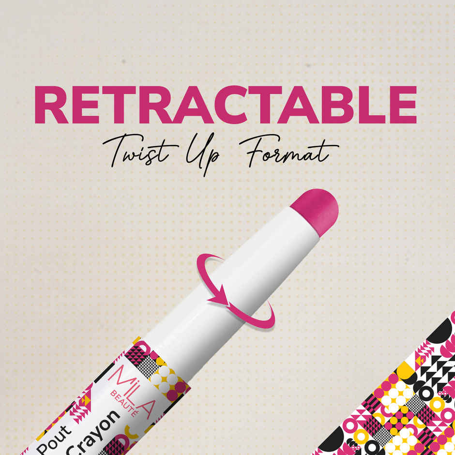 Mila Beaute Transferproof Long Lasting Matt Crayon I Smudge Proof & Lightweight I 6 - Low Key