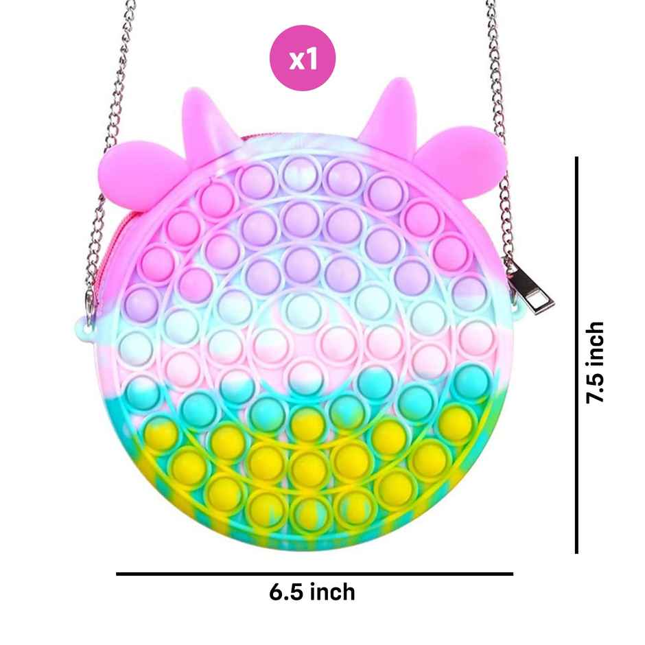 Party Propz Silicon Pop It Up Games Pastel Bag