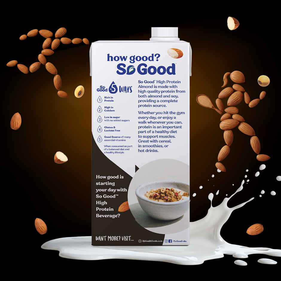 So Good High Protein Almond Plant Based Beverage