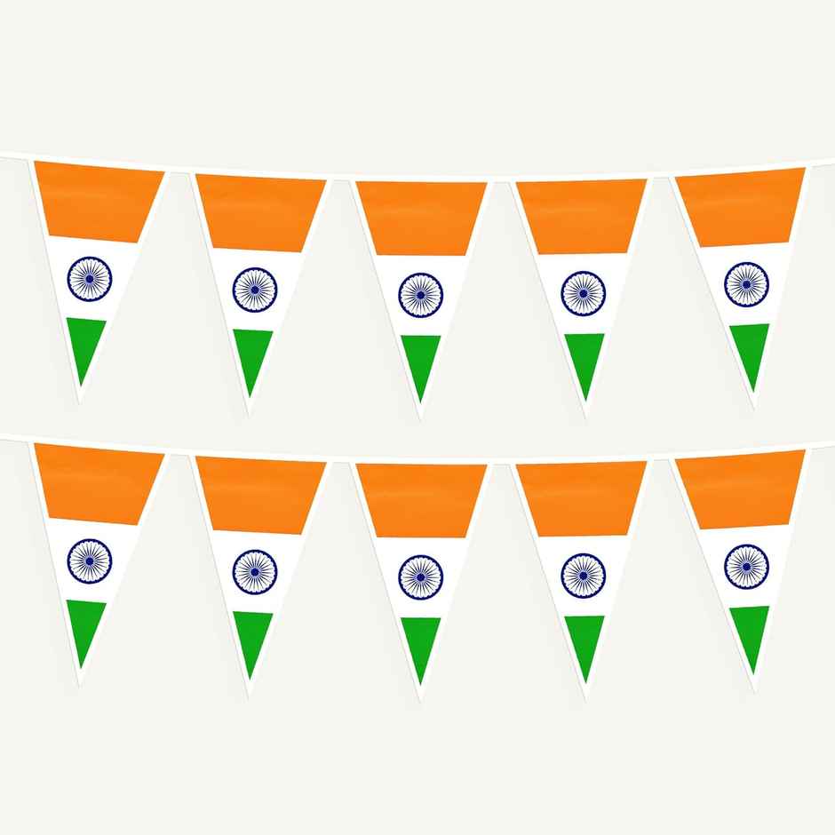 Tiranga Flag Bunting for Independence Day Decoration | Pack of 4 | Special You