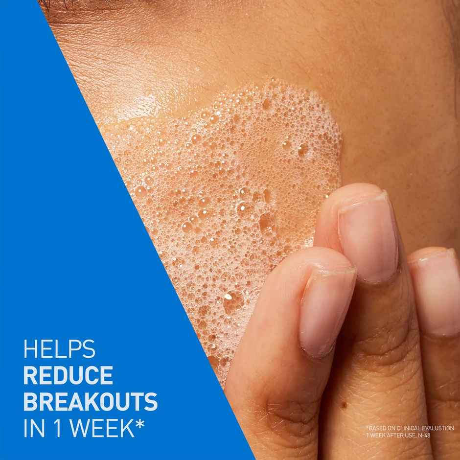 CeraVe Blemish Control Cleanser Face Wash With 2% Salicylic Acid & Niacinamide For Acne-Prone Skin