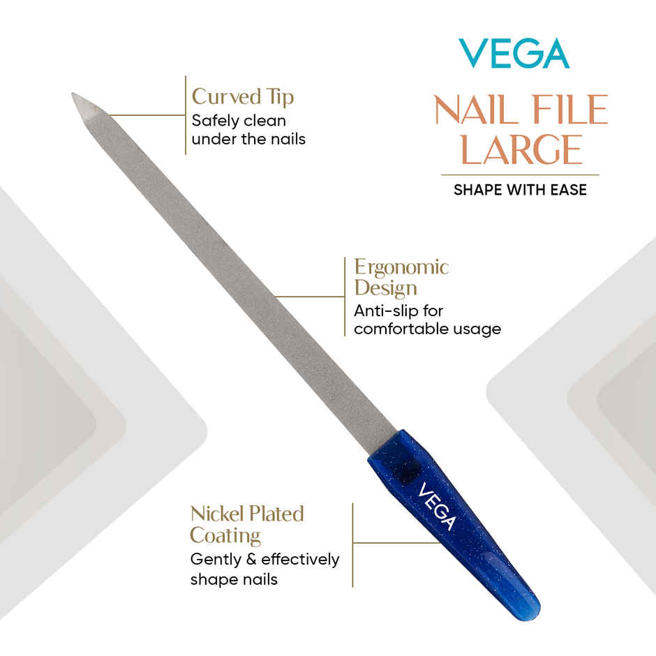VEGA Nail File -Large (NF8-BL)