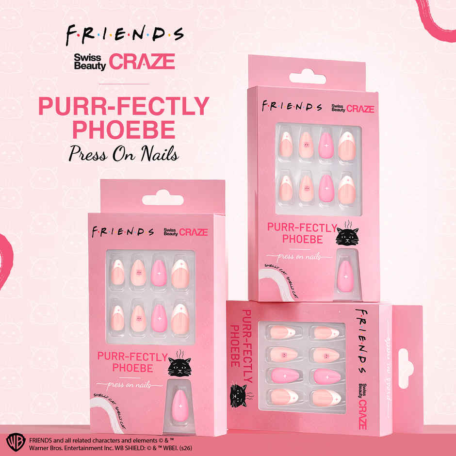Swiss Beauty Craze Purrfectly Phoebe Press On Nails