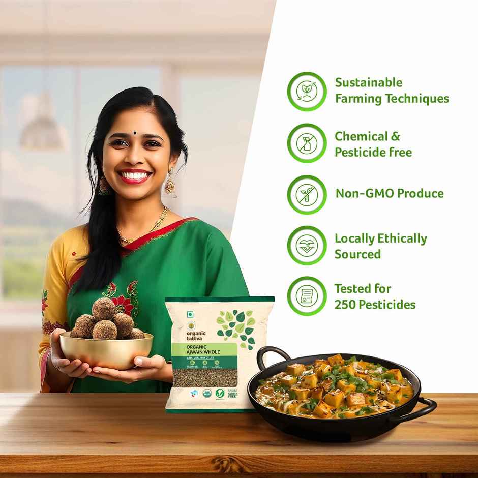 Organic Tattva Ajwain Whole