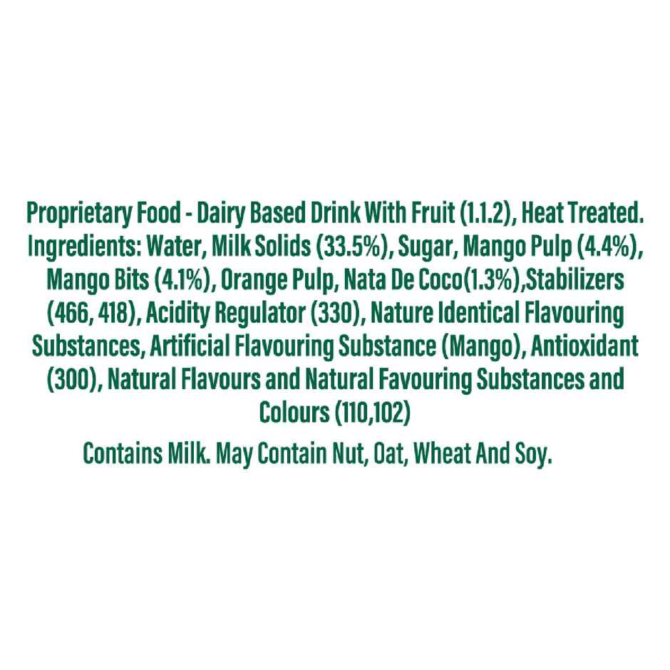 Sunfeast Mango Smoothie With Mango Chunks