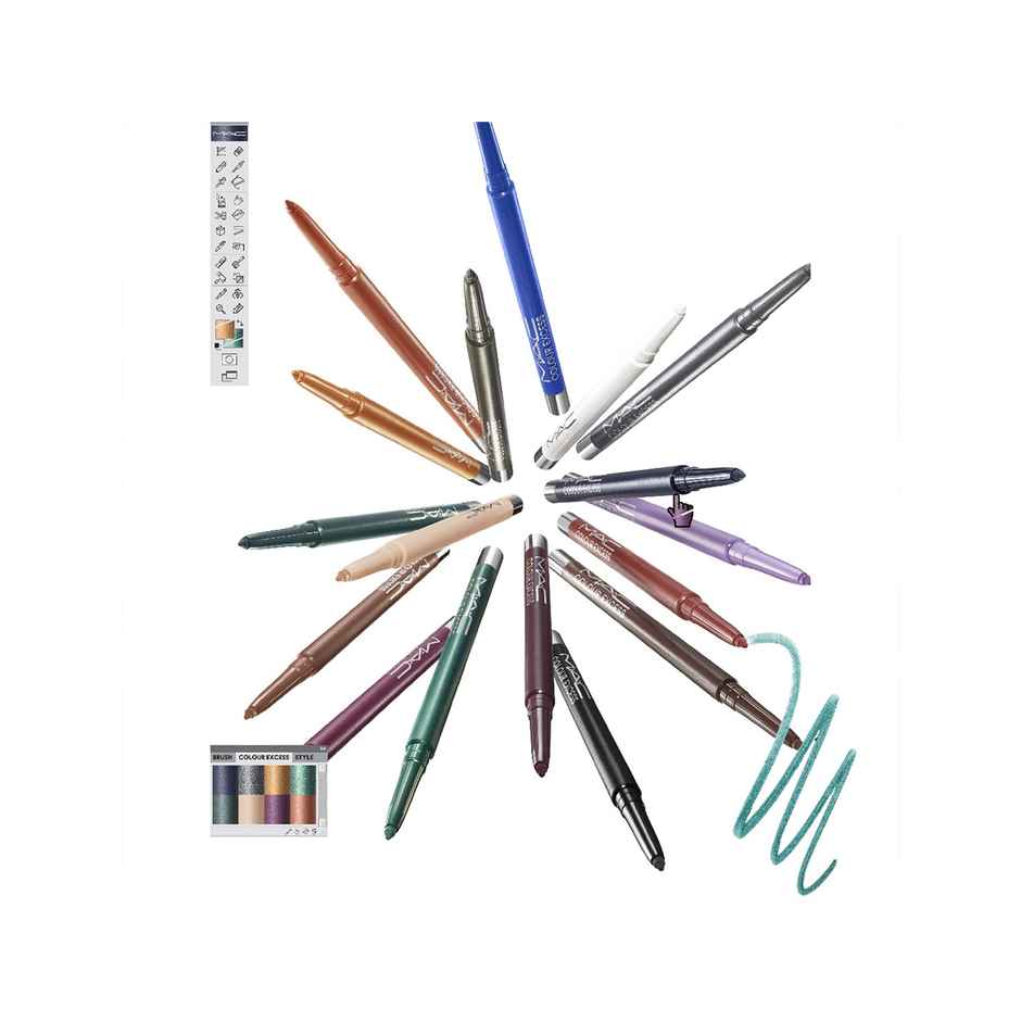 M.A.C. Colour Excess Gel Pencil Waterproof Eye Liner- Glide Or Die Kajal