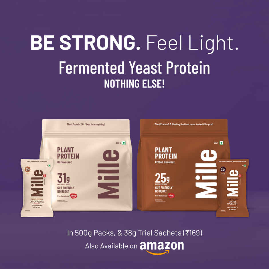 Mille Yeast Protein | Unflavoured | Single Serve | Pack of 3