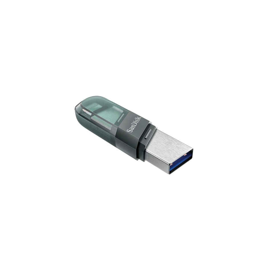 Sandisk Ixpand Usb 3.0 Flash Drive Flip 128Gb For Ios And Windows, Metalic