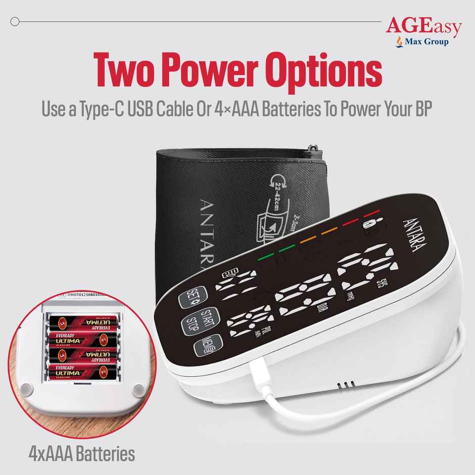 AGEasy Fully Automatic One Touch Digital Blood Pressure Monitor