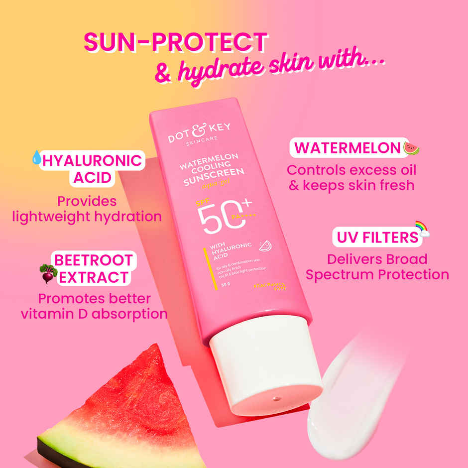 Dot & Key Watermelon Hyaluronic Cooling Sunscreen SPF 50 PA+++