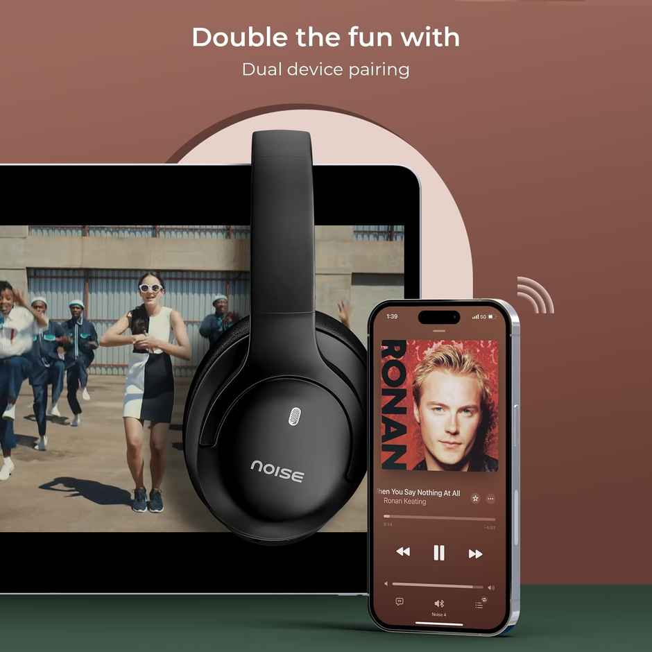 Noise 4 Overhead Wireless Headphone - Carbon Black