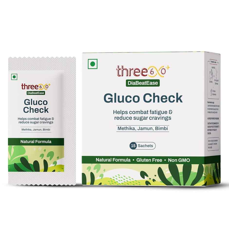 three60+ Diabeatease Gluco Check Powder for Sugar Control