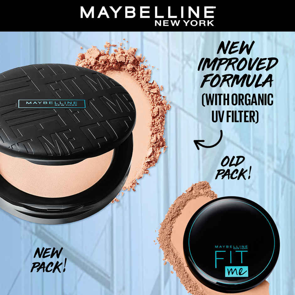 Maybelline New York Fit Me Matte + Poreless Compact Powder With SPF 32 | 310 Sun Beige