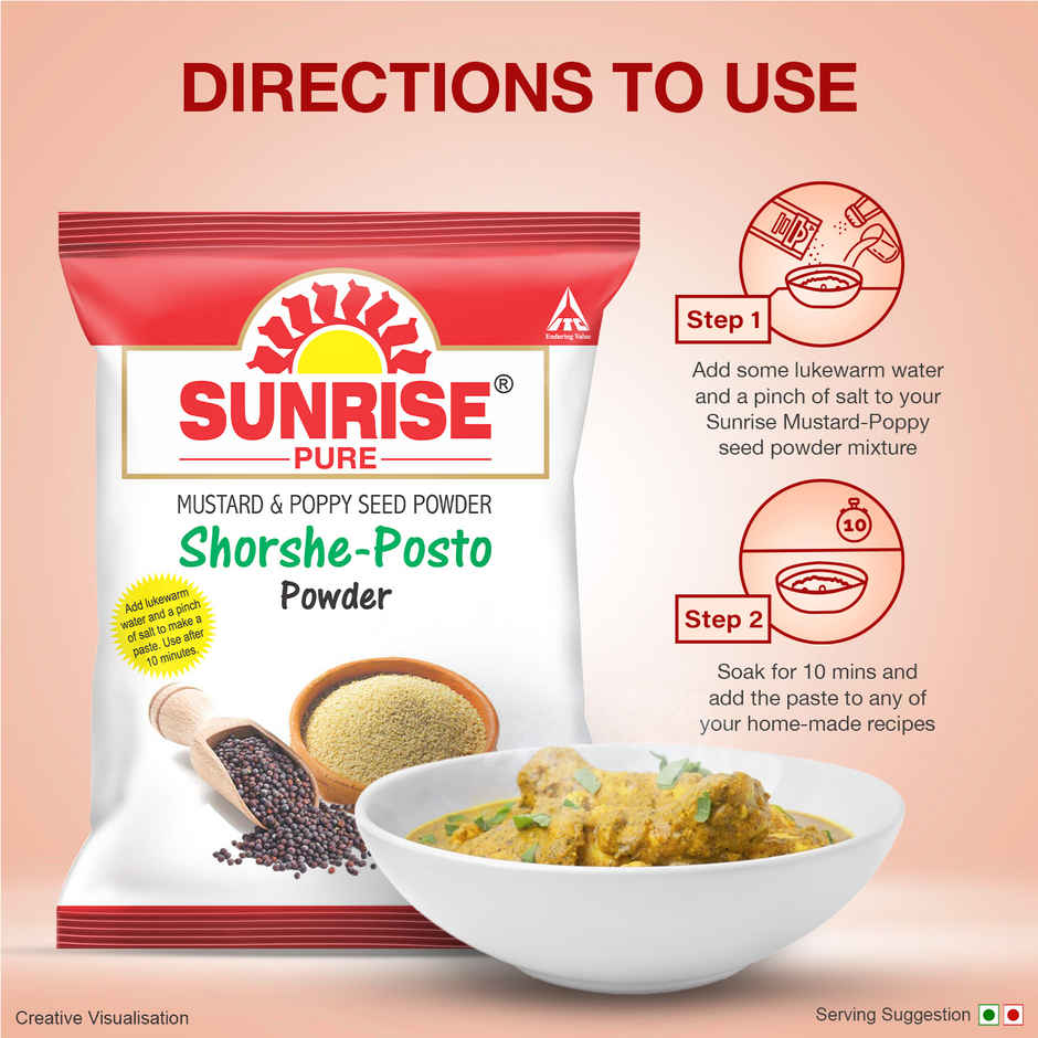 Sunrise Pure Shorshe Posto Powder
