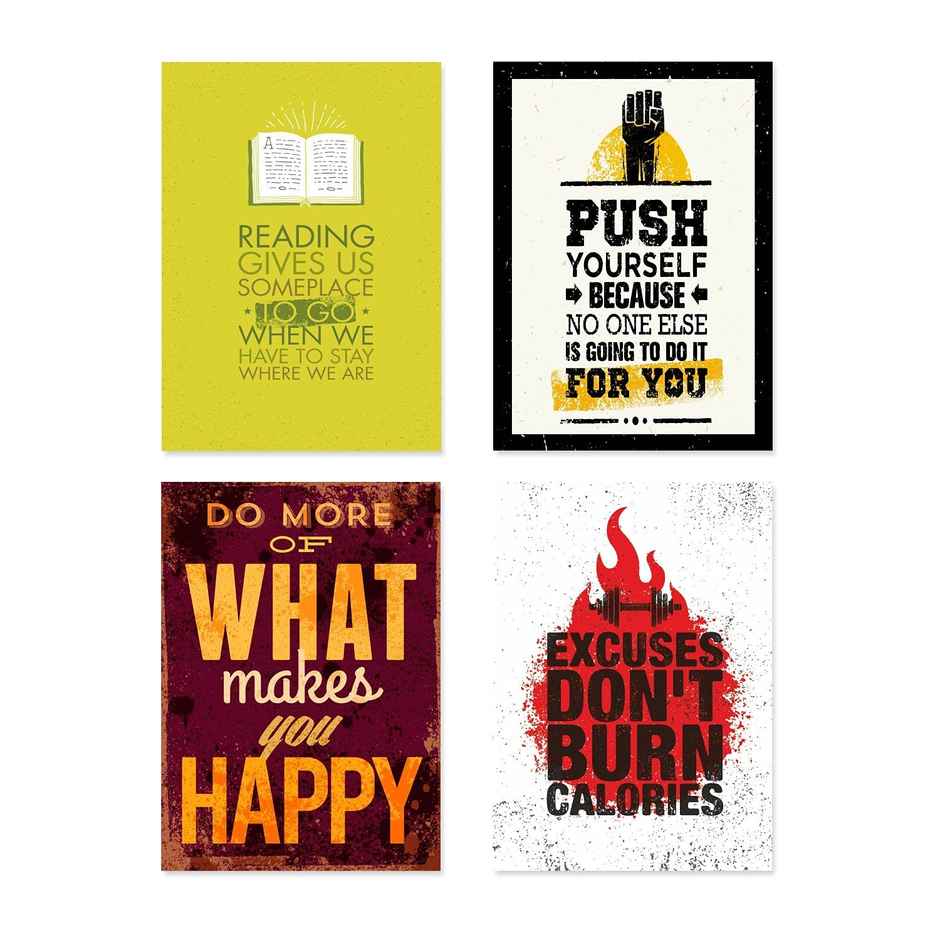 Paper Plane Design Wall Posters For Office Decor | Set of 10 | Size | 12 Inch x 18 Inch | D24