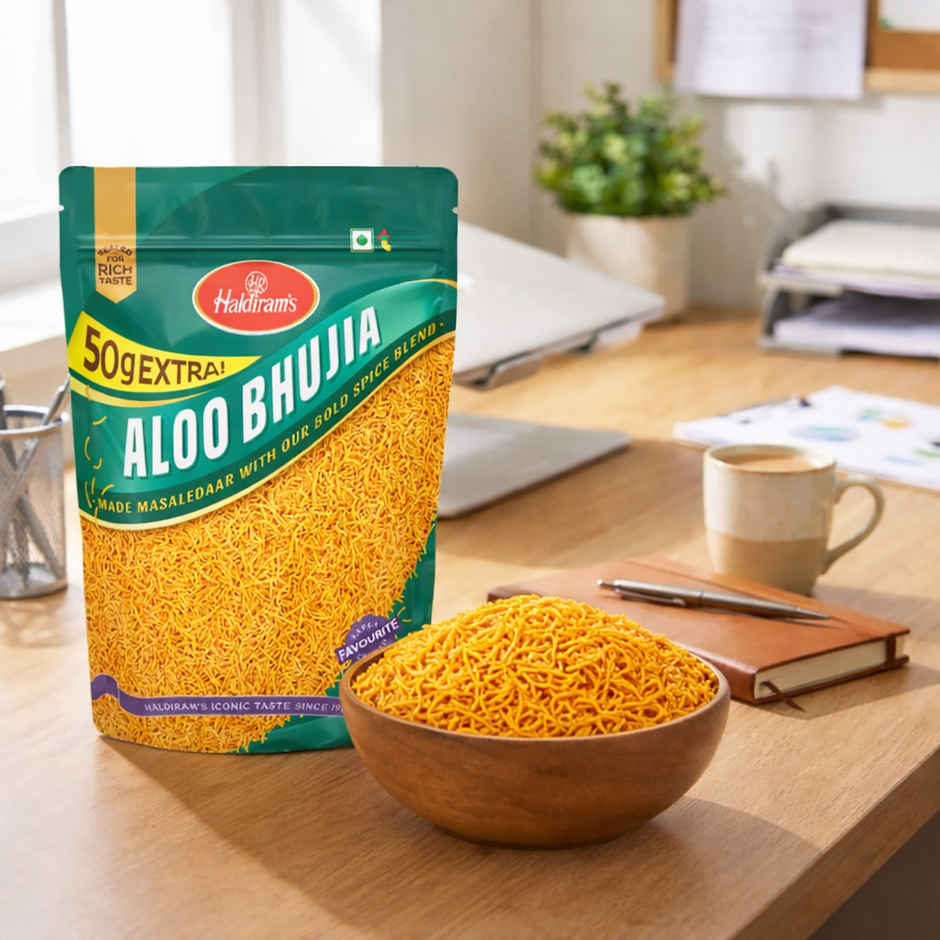 Haldiram's Aloo Bhujia | Crispy Potato Namkeen